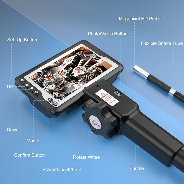 Actual product image Ralcam Endoscope Camera with Light