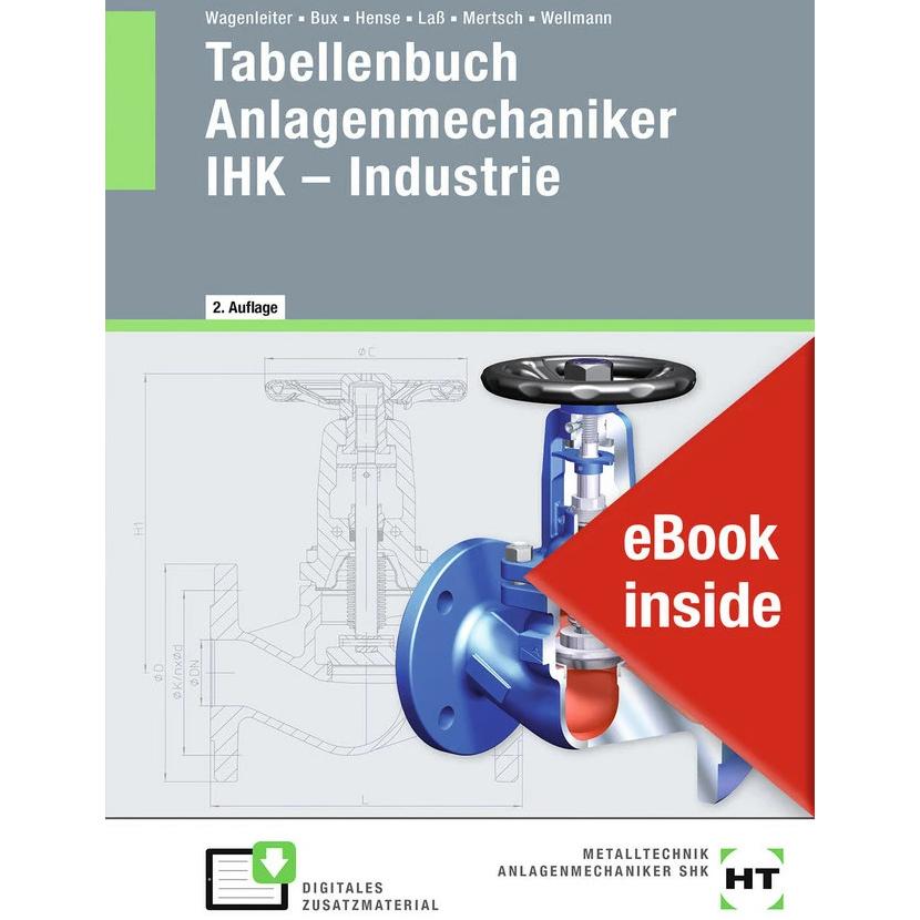 Tabellenbuch Anlagenmechaniker IHK - Industrie, Schulbücher von Hermann Bux, Bertram Hense, Uwe Wellmann, Karl-Heinz Mer...