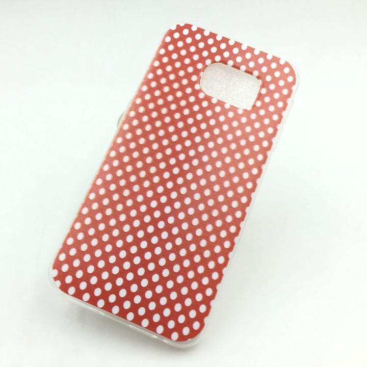 Produktbild König Design Schutz Handy Hülle für Samsung Galaxy S6 Edge Case Cover Bumper Etuis Schale Rot (Samsung Galaxy S6 Edge)