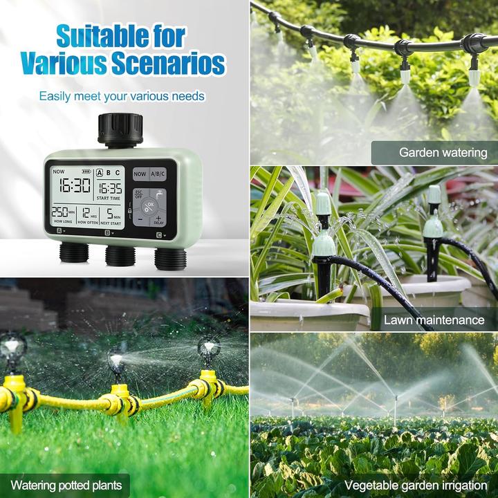 Image du produit Crosofmi Bewässerungscomputer mit 3 Ausgängen (Ordinateur d'irrigation)