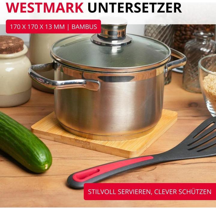 Productafbeelding Westmark Onderzetter vierkant set van 2 (2x, Pan onderzetter)
