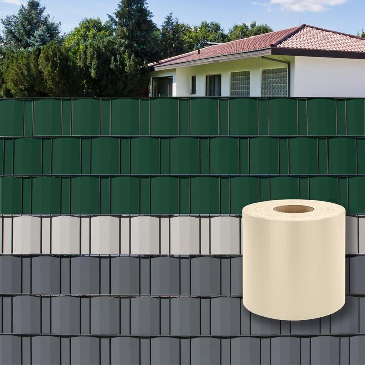 Produktbild Dema PVC Sichtschutzstreifen 35 m x 19 cm creme