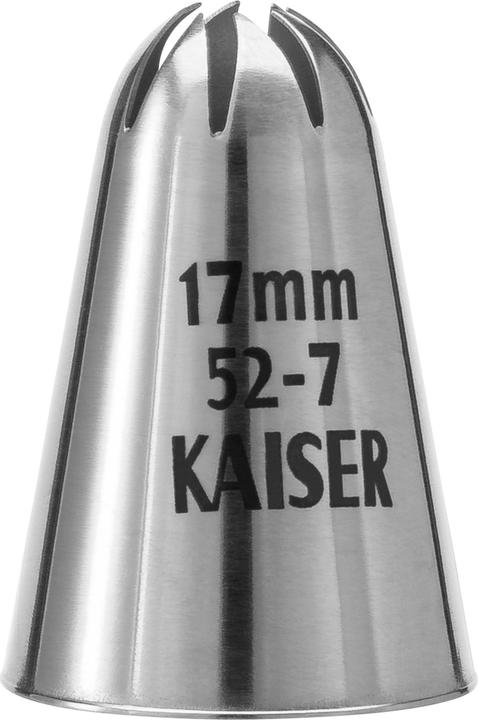 Produktbild Kaiser Rosettentülle 8-zackig 17 mm Profi Deko-Center (Spritztüllen)