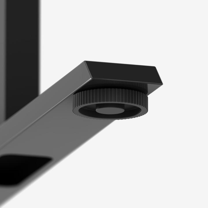 Produktbild Huzaro Verstellbarer Eck-Gaming-Schreibtisch Hero 7.3 Schwarz 140 cm