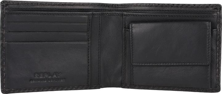 Actual product image Replay Wallet RFID protection leather 13 cm