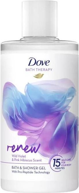 Dove Bath Therapy Renew Shower and Bath Gel with Premium Ingredients 400ml Citrus (400 ml)