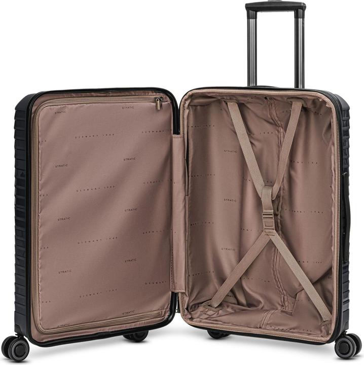 Actual product image Stratic Shine 4-wheel trolley 65 cm with expansion fold (69 l)