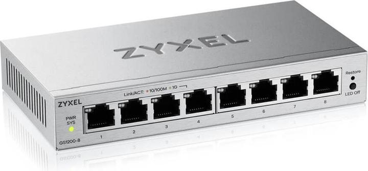 Image du produit Zyxel GS1200-8V3 8-Port Gigabit web / smart managed Switch (8 ports)