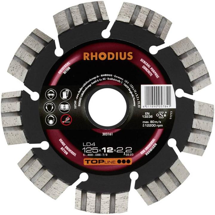 Immagine prodotto Rhodius Disco da taglio diamantato LD4