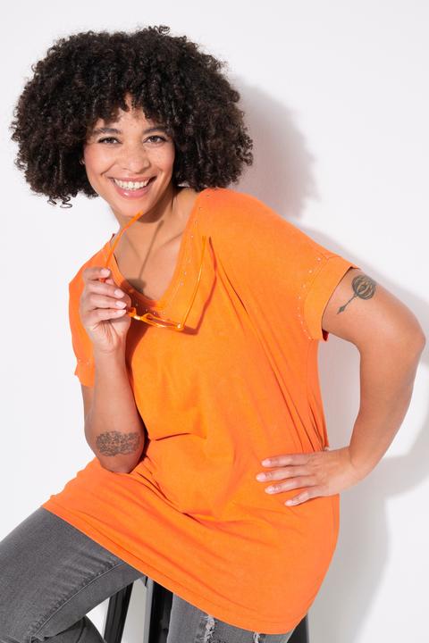 Produktbild Angel of Style T-Shirt, Komfort Fit, Ziernieten (46)