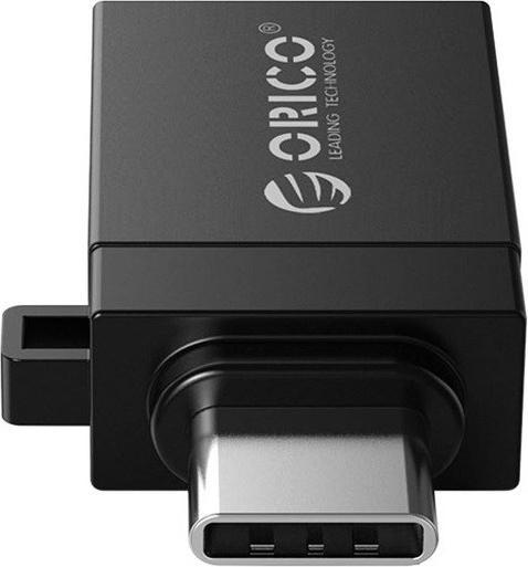 Actual product image Orico ADAPTER USB-C - USB-A 3.1 M/F CZARNY ALU (USB 3.1, USB-C)