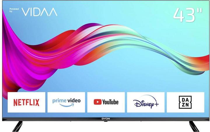 Dyon SMART 43 VX LED TV 108cm 43 inch EEK E (A - G) DVB-S2, DVB-C, DVB-T2, CI+, Full HD, Smart TV (43", LED, Full HD)