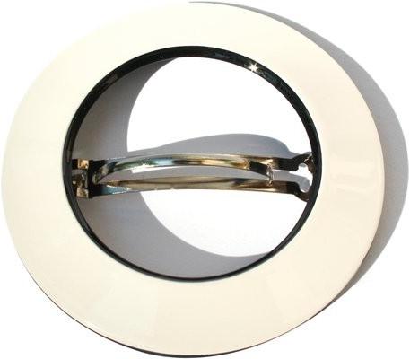 MOLIABAL clip per capelli in ebano e avorio n. 474 (1 pz.)