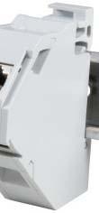 Actual product image EFB Elektronik EFB Keystone module holder 1 port, for DIN rail, plastic