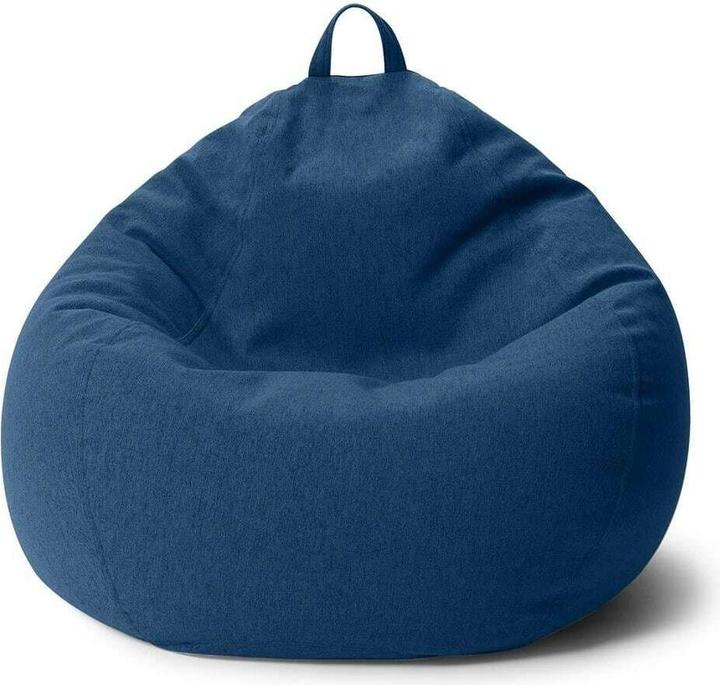 Urbanara Sitzsack Basic-Comfort 315 l Polyester (PES), Blau
