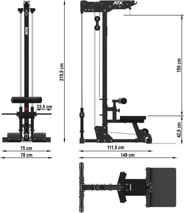 Produktbild ATX Lat Machine Plate Load