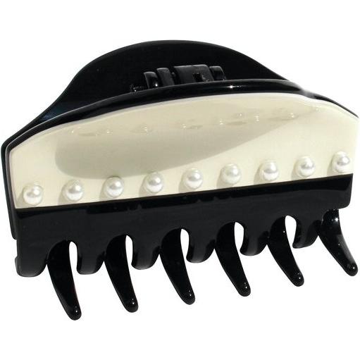 Moliabal, Haarklammer + Haarclips, Ebony & Ivory Haarklammer Nr. 065 klein