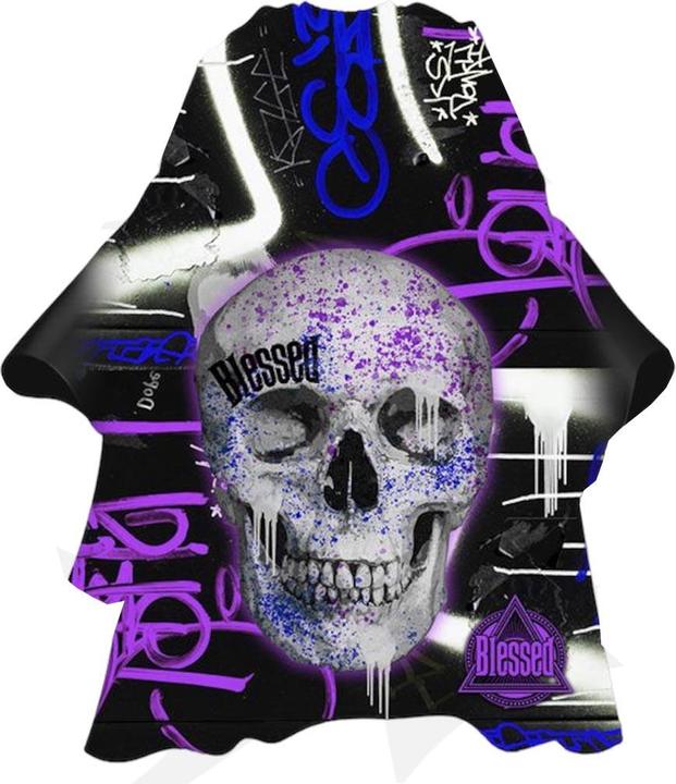 Caso Eurostil Eurostil Purple Skull Cape With Neoprene Collar 1 Unit (1 Stk.)