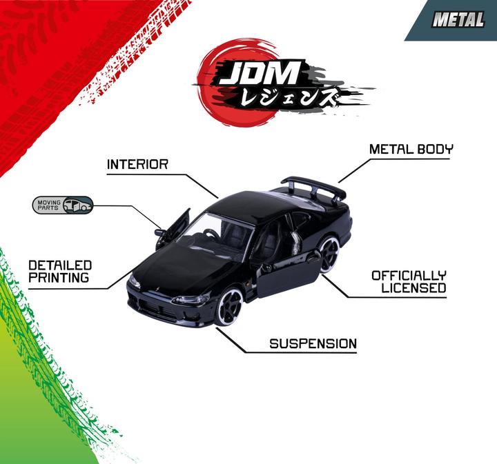 Produktbild Majorette JDM Legends Premium Cars, 6-sort.