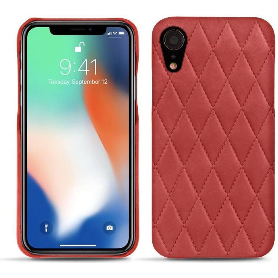 Noreve Lederschutzhülle (Apple iPhone XR), Smartphone Hülle, Rot