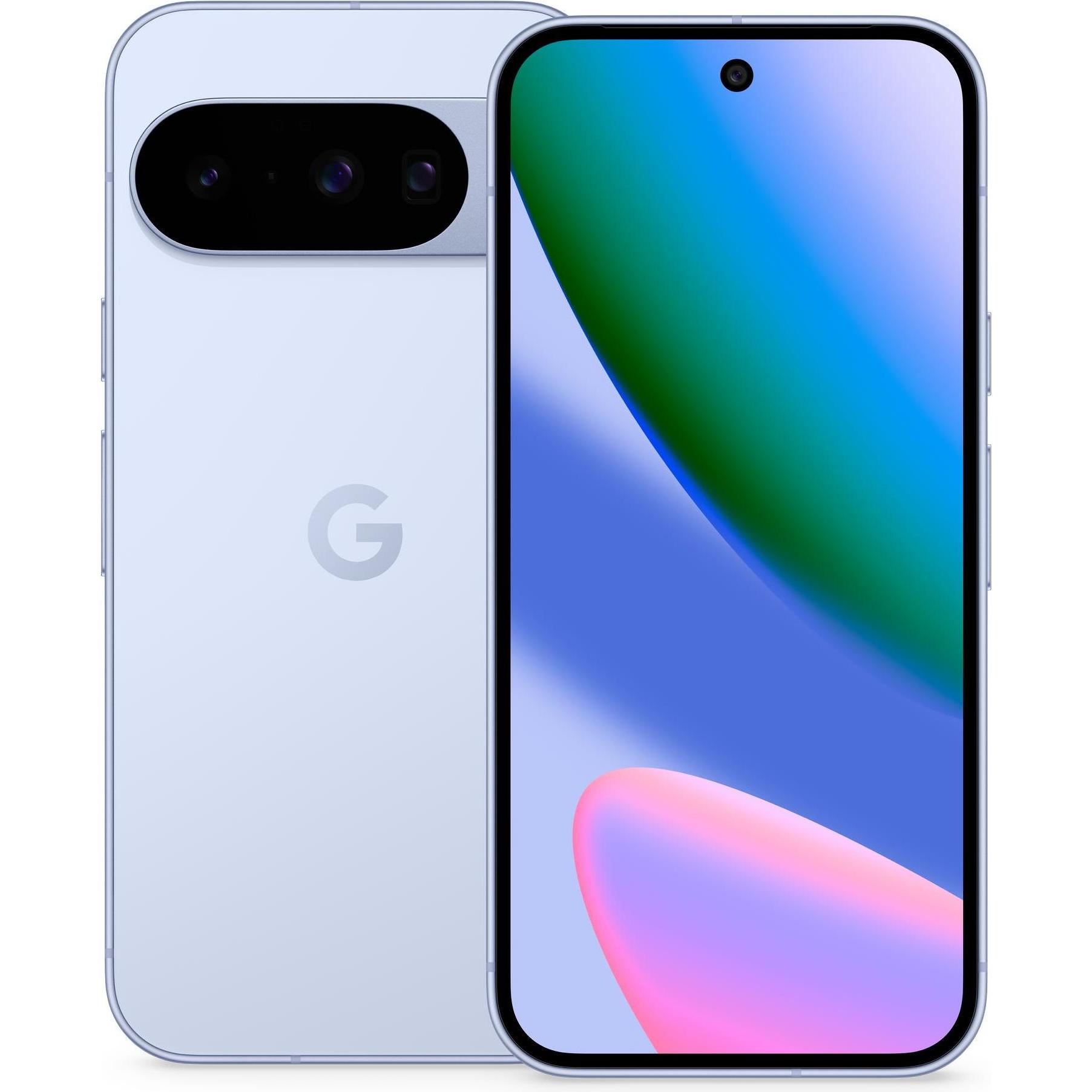 Google Pixel 10 (256 GB, Frost, 6.30", Dual SIM, 5G), Smartphone, Blau