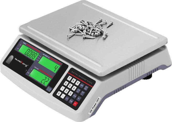 Produktbild Steinberg Zählwaage Inventurwaage Referenzwaage Stückzählwaage Stückzahl 30 kg / 1 g