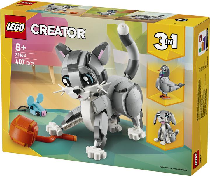 Produktbild LEGO Graue Katze (31163, LEGO Creator Expert)