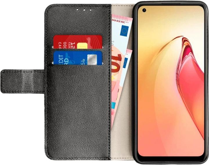 Produktbild Just in Case Pu-Leder Book HÃ¼lle Schwarz OPPO Reno8 (OPPO Reno8 Pro)