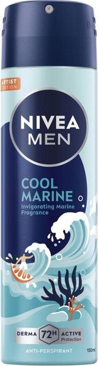 Actual product image NIVEA - Antiperspirant spray Cool Marine (Anti-Perspirant) 150 ml (Spray, 150 ml)