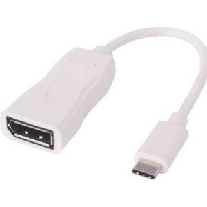 PremiumCord Convertitore da USB 3.1 (USB-C) a DisplayPort / risoluzione 4K / 2K@30Hz (USB-C), Adattatore dati + video