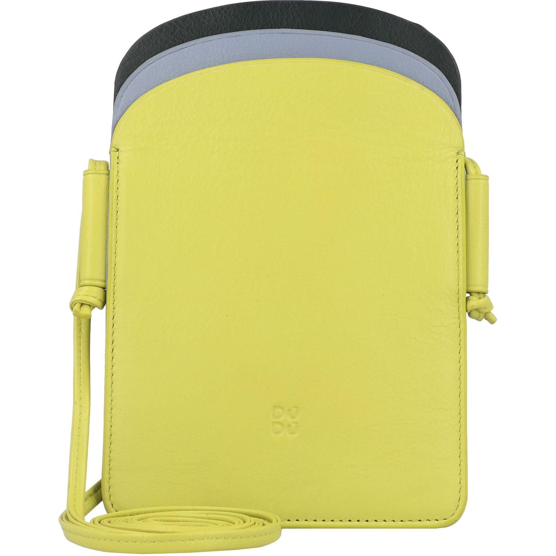 Dudu, Handtasche, Colorful Minorca Handytasche Leder 12 cm, Grün
