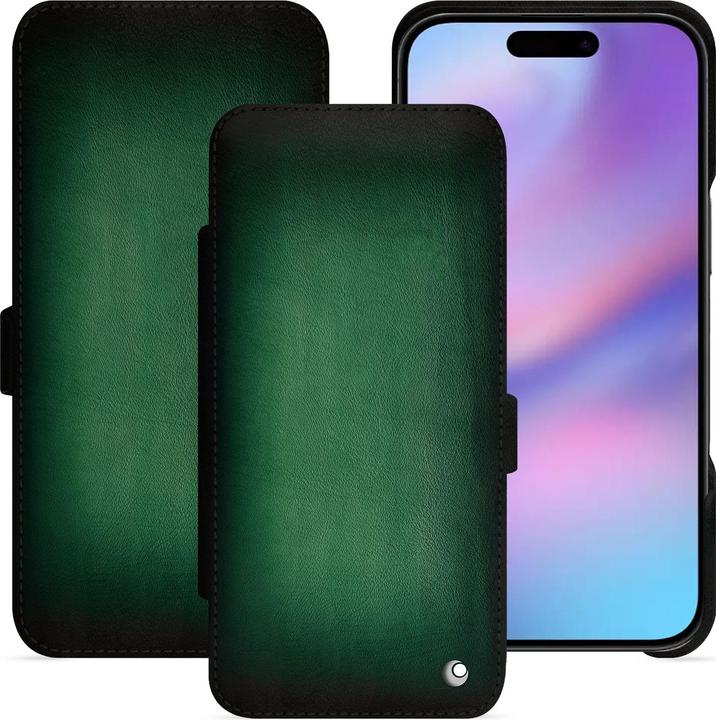 Actual product image Noreve Horizontal leather flap shell (Apple iPhone 17)