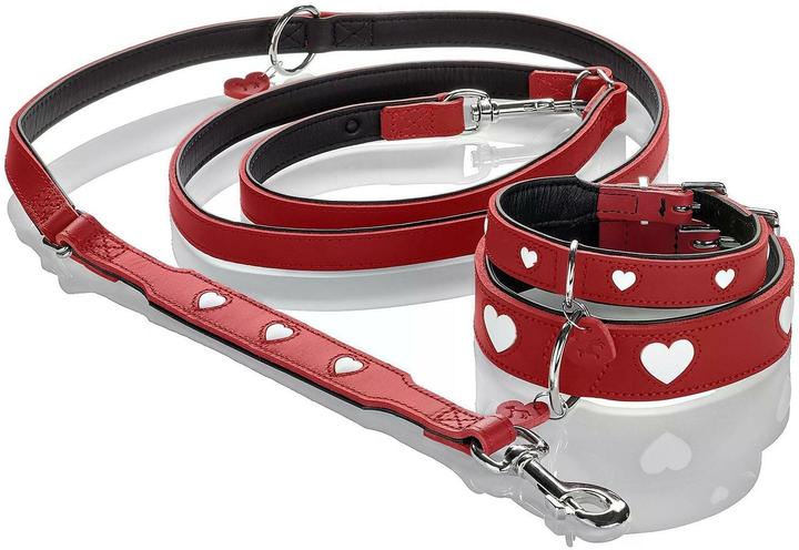 Actual product image Hunter Love adjustable lead, 18/200, red/black, width: 1.8 (Dog, General)