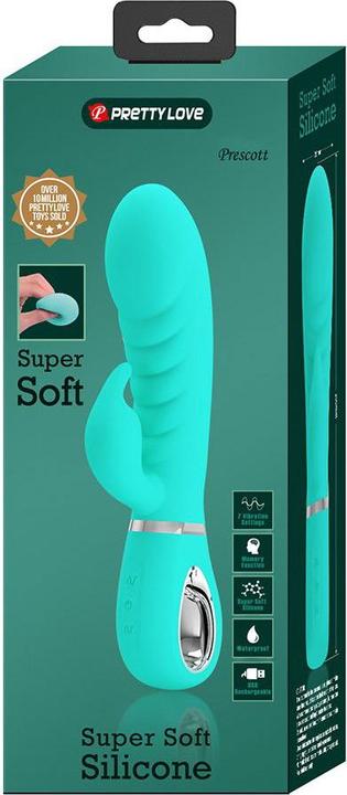 Produktbild Pretty Love Prescott Multifunktions-G-Spot-Vibrator Aqua Green