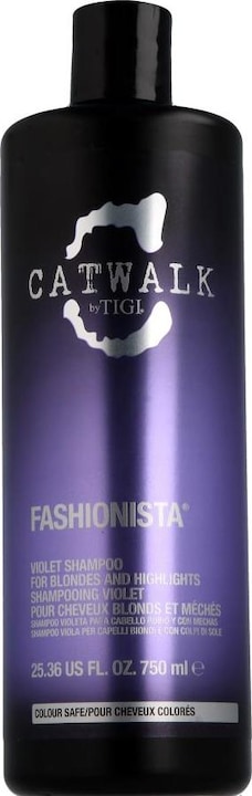 Actual product image Tigi Catwalk Icon - Fashionista Violet Shampoo (750 ml, Liquid shampoo)