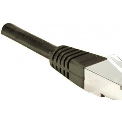 Exertis Connect Patchkabel S/FTP, PiMF, CAT.6, schwarz, 3.0 m Patchkabel mit besonders schmalem Knickschutz (S/FTP, CAT6...