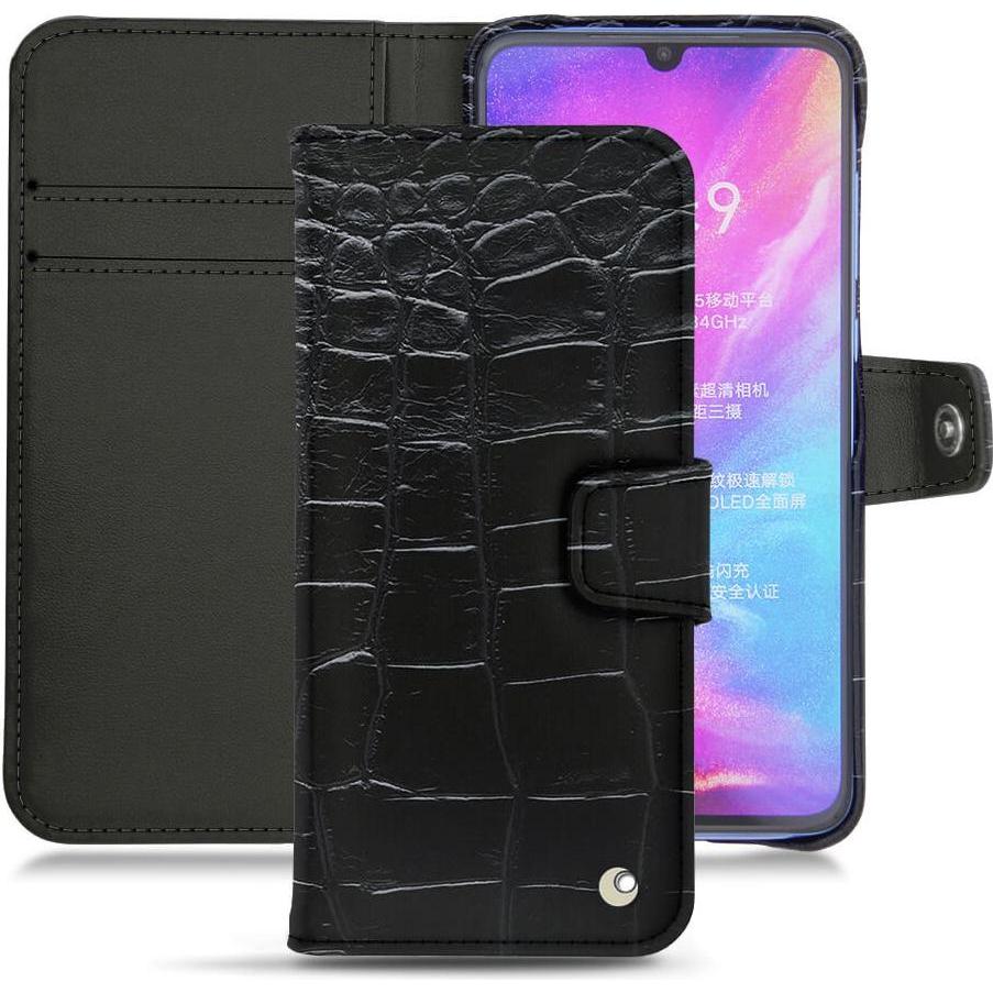 Noreve Lederschutzhülle Wallet (Xiaomi Mi 9), Smartphone Hülle, Schwarz