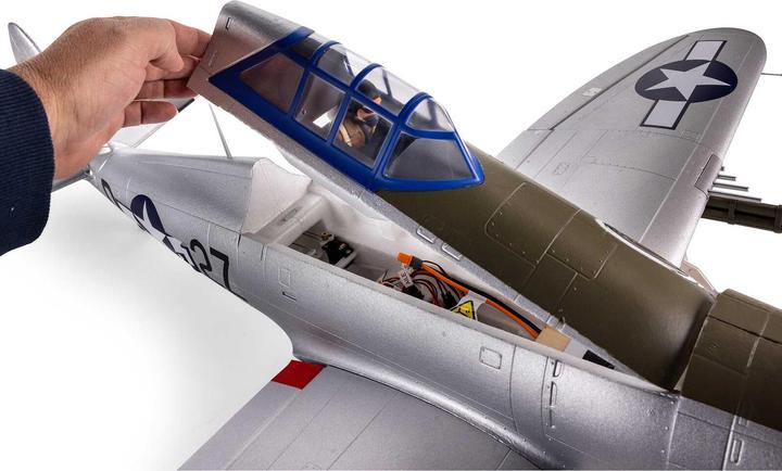 Produktbild E-Flite FLIEGER P-47 RAZORBA. 1200mm EP BNP BNF BASIC (Warbird)