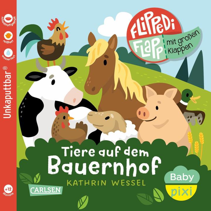 Baby Pixi (unkaputtbar) 141: Flippediflapp: Tiere auf dem Bauernhof (Deutsch)
