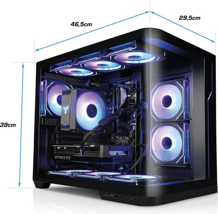 Produktbild Kiebel Panorama Curve (1000 GB, 32 GB, AMD Ryzen 7 5700X, GeForce RTX 5060 Ti)