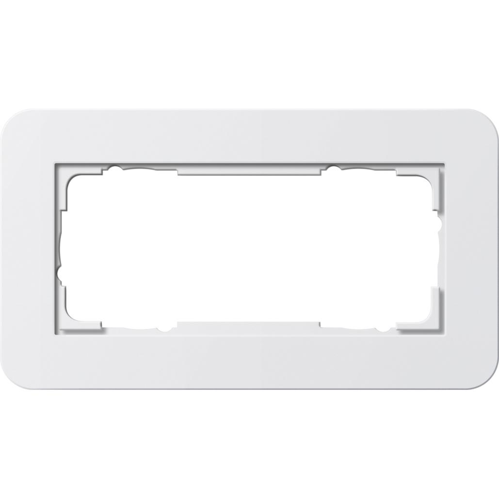 Gira Abdeckrahmen 2fach o.M Reinweiss/Reinweiss 1002410 (1002410)