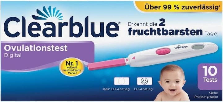 Actual product image Clearblue Ovulationstest