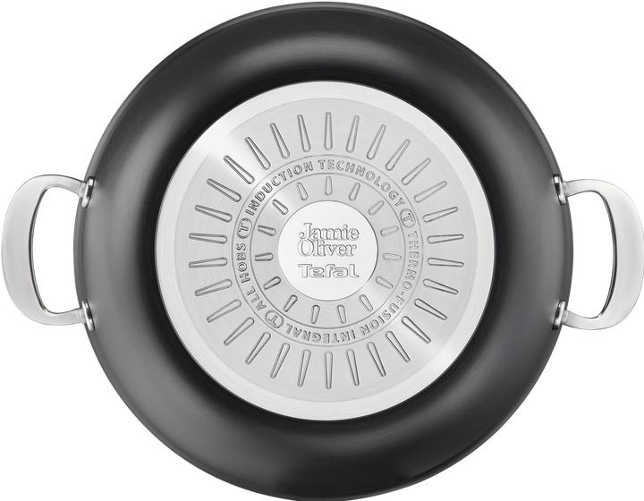 Produktbild Tefal Jamie Oliver Batch Cooking Set mit Rezept-Booklet (30 cm, Pfannenset + Topfset, Kochtopf, Aluminium)