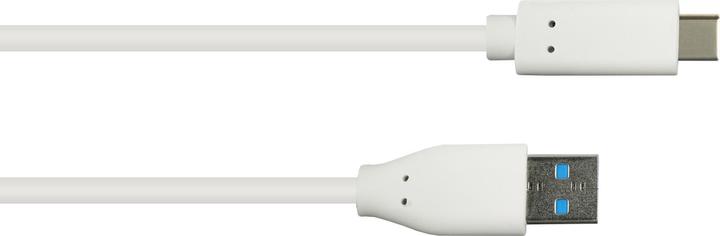 Produktbild Good Connections USB 3.2 Gen. 2 an USB-C 10GBit/s CU 1m weiá (1 m, USB 3.2 Gen 2)