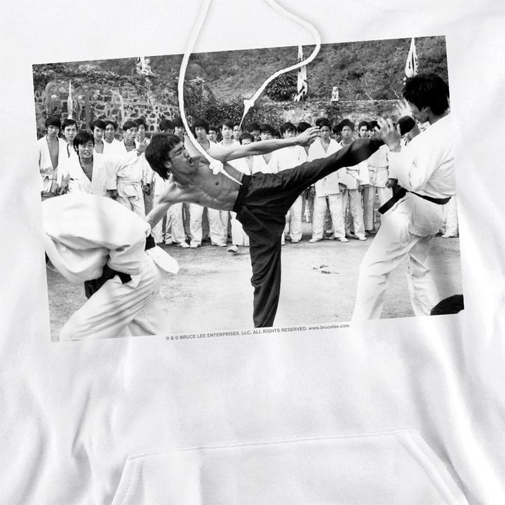 Produktbild Bruce Lee Kick To The Head Kapuzenpullover (L)