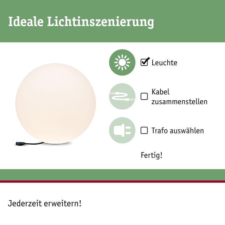 Produktbild Paulmann Outdoor Plug & Shine Globe (575 lm, IP67)