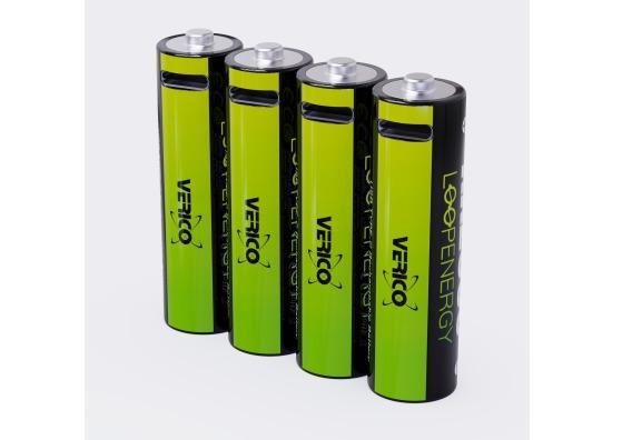 Image du produit Verico LoopEnergy AA (4 pcs, AA / LR6 / LR06 / Mignon / R6 / R14505, 1700 mAh)