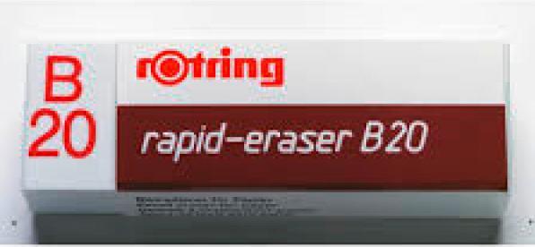 Actual product image Rotring Eraser B20