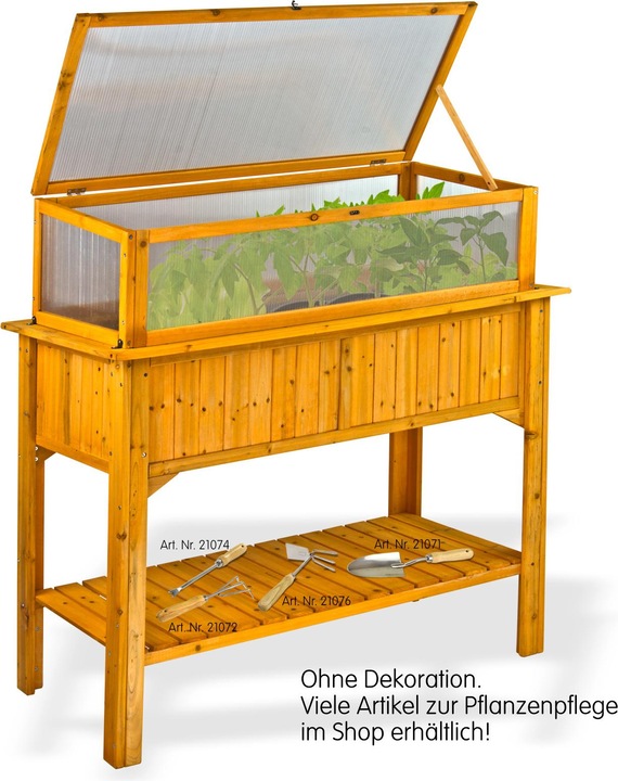 Actual product image Dema Lucca raised bed cold frame made of softwood