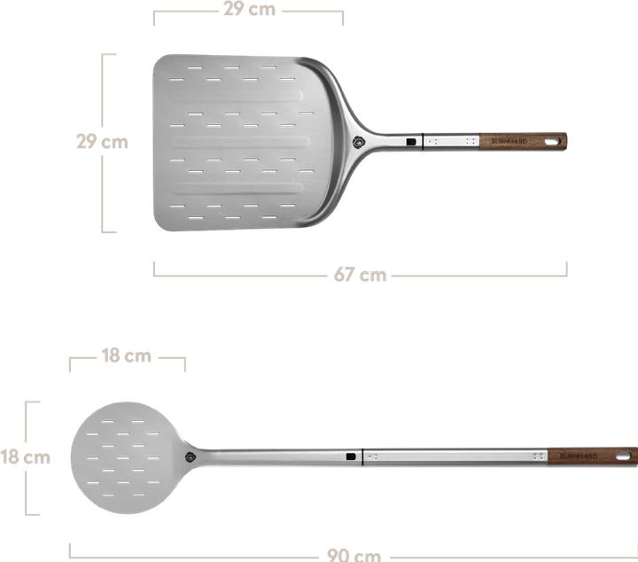 Image du produit Burnhard Tourne-pizza & pelle à pizza